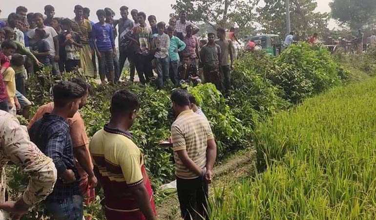 ধানক্ষেতে মিলল নবজাতকের বস্তাবন্দি লাশ