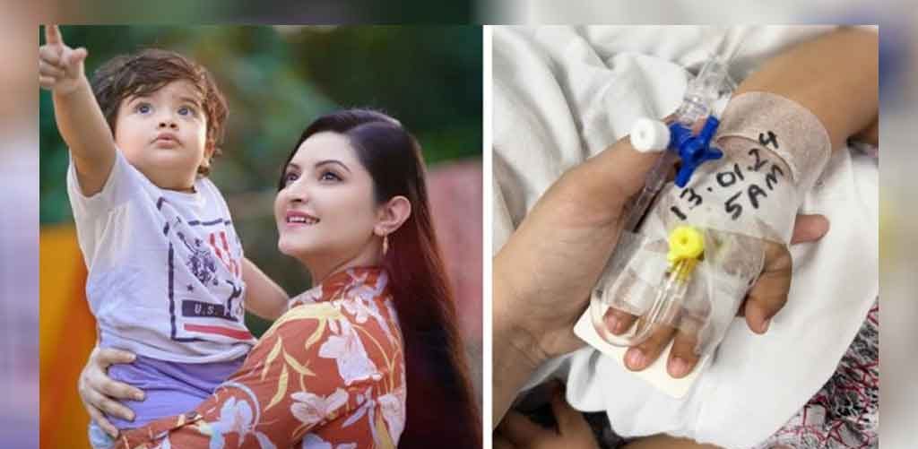 ছেলে রাজ্যসহ হাসপাতালে পরী