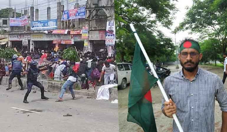 বেরোবিতে শিক্ষার্থী, পুলিশ ও ছাত্রলীগের ত্রিমুখী সংঘর্ষ,আহত ২ শতাধিক