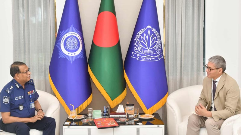 আইজিপির সঙ্গে ইউনেস্কো প্রতিনিধির সাক্ষাৎ