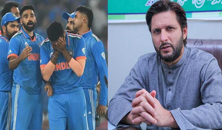 ভারতের কাটা ঘায়ে আফ্রিদির নুনের ছিটা