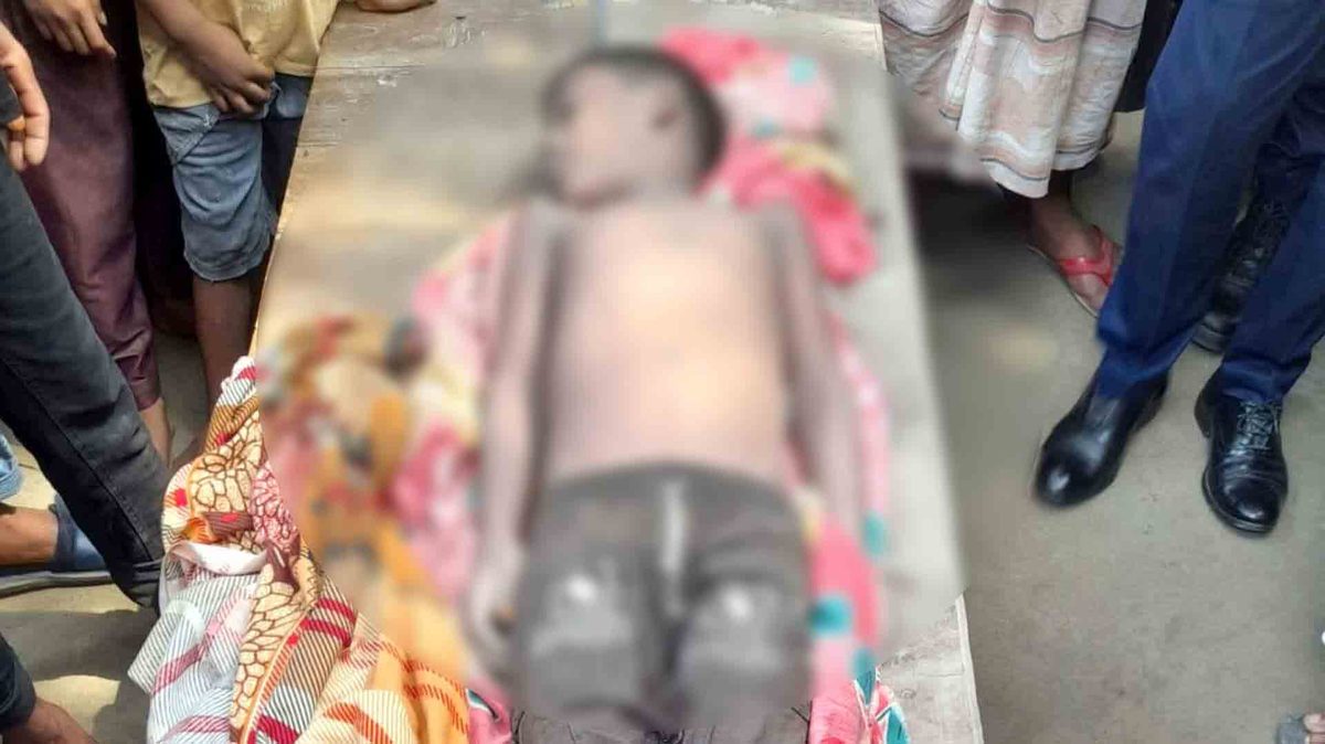 দেবীগঞ্জে পুকুর থেকে শিশুর মরদেহ উদ্ধার