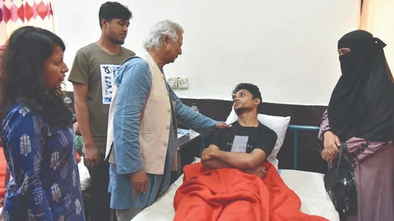 আন্দোলনে আহতদের চিকিৎসার ব্যয় বহন করবে সরকার