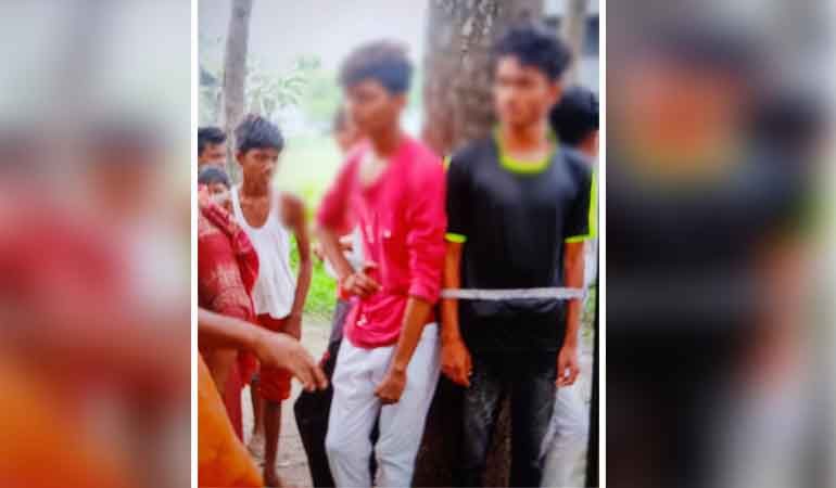 জামালপুরে ৪ স্কুল ছাত্রকে গাছে বেধে নির্যাতন; সহোদর সহ কৃষকলীগ নেতা গ্রেপ্তার