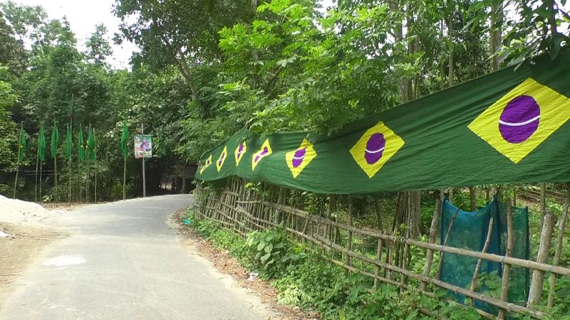 গোপালগঞ্জে মোড়ের নাম রাখা হলো ‘ব্রাজিল মোড়’