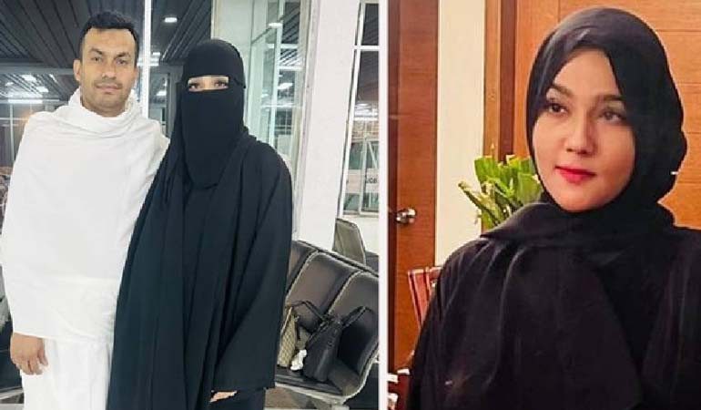 সন্তান জন্মের আগে মক্কা শরীফ দেখার ইচ্ছা ছিল মাহির!