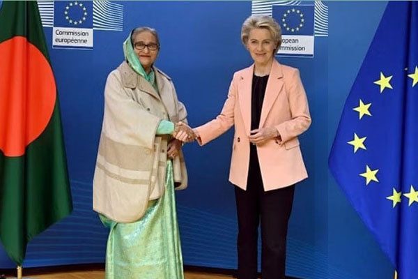 ইইউ'র কাছে জিএসপি প্লাস সুবিধা চাইলেন প্রধানমন্ত্রী