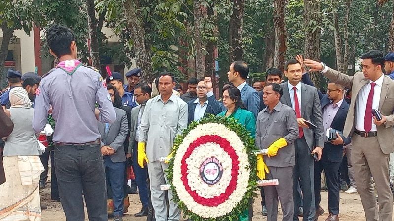 নেত্রকোণায় শহীদ বুদ্ধিজীবী দিবস পালিত