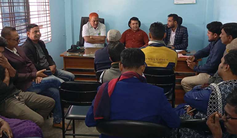 কুমারখালী প্রেসক্লাবের মাসিক সভা অনুষ্ঠিত