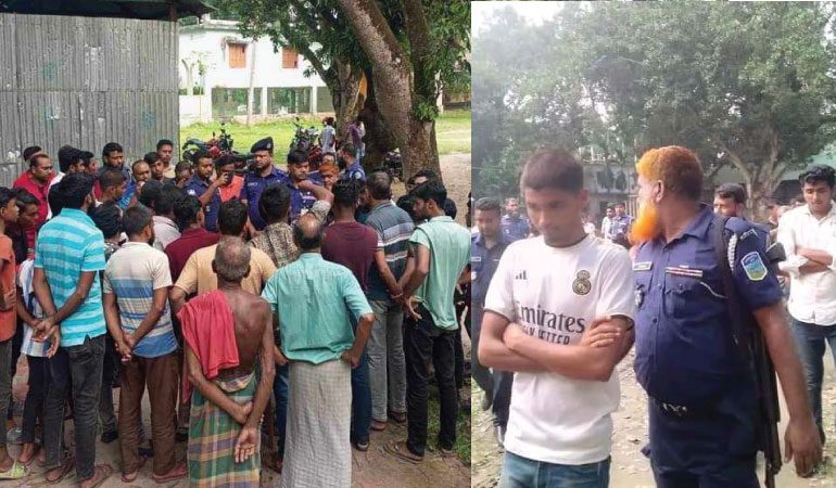 সমন্বয়ক পরিচয়ে চাঁদা দাবি,জনতার হাতে ৩ শিক্ষার্থী আটক