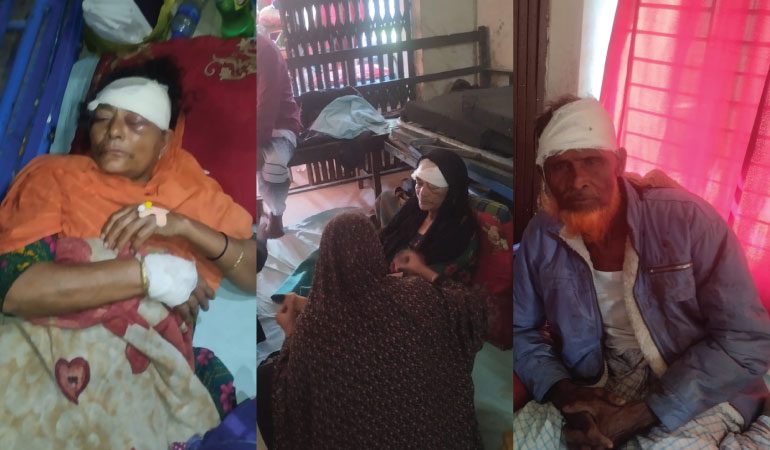 বসতঘরে ঢুকে নারীসহ ৪ জনকে কুপিয়ে টাকা-স্বর্ণালঙ্কার লুট