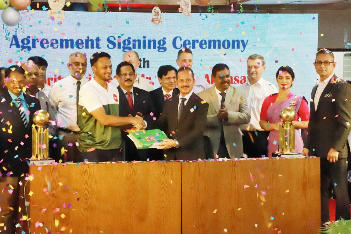 বিমানের ব্র্যান্ড অ্যাম্বাসেডর হলেন সাকিব আল হাসান