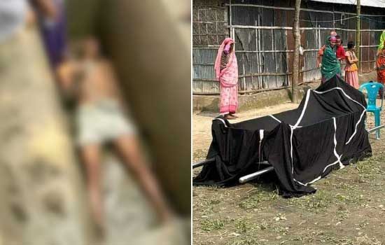 বাবার দাফন আটকাতে কবরে শুয়ে পড়লেন ছেলে!