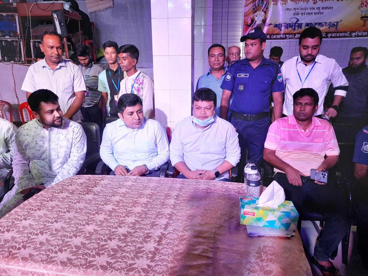 সু-শৃঙ্খলে চলছে দুর্গাপূজার মহোৎসব:ডিসি