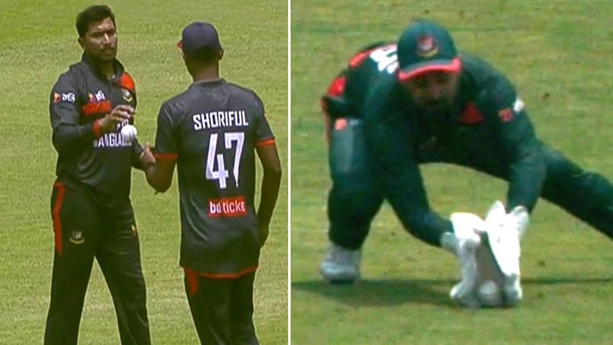 সৌম্যর বলে লিটনের দুর্দান্ত ক্যাচ !