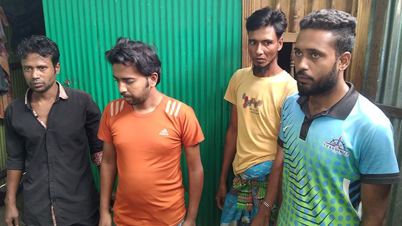 ঘাটাইলে ৪ মাদক ব্যবসায়ীকে কারাগারে প্রেরণ