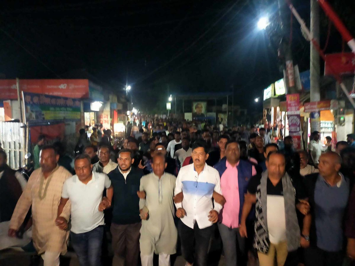 ৭ জানুয়ারি ভোট, কুমারখালীতে আ.লীগের আনন্দ মিছিল অনুষ্ঠিত