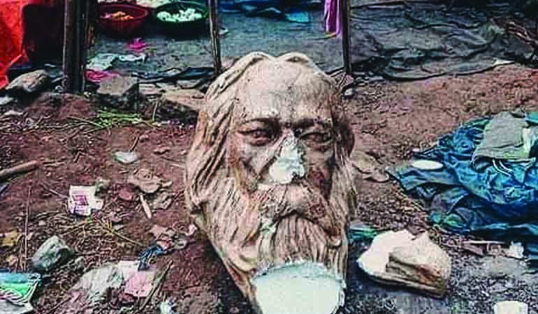 রবীন্দ্র ভাস্কর্যের খণ্ডিত অংশ পাওয়া গেল সোহরাওয়ার্দী উদ্যানে