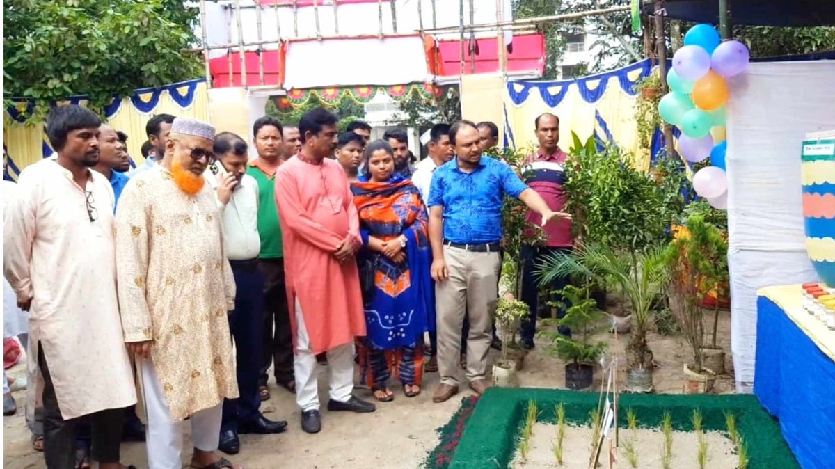 দেবীগঞ্জে ক্লাইমেট স্মার্ট কৃষি প্রযুক্তি মেলার উদ্বোধন