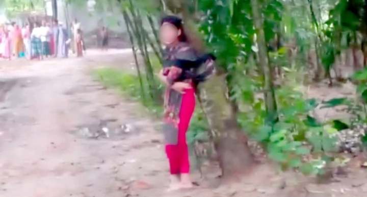 বিয়ের আশ্বাসে তরুণীকে বাড়িতে এনে গাছে বেঁধে নির্যাতন
