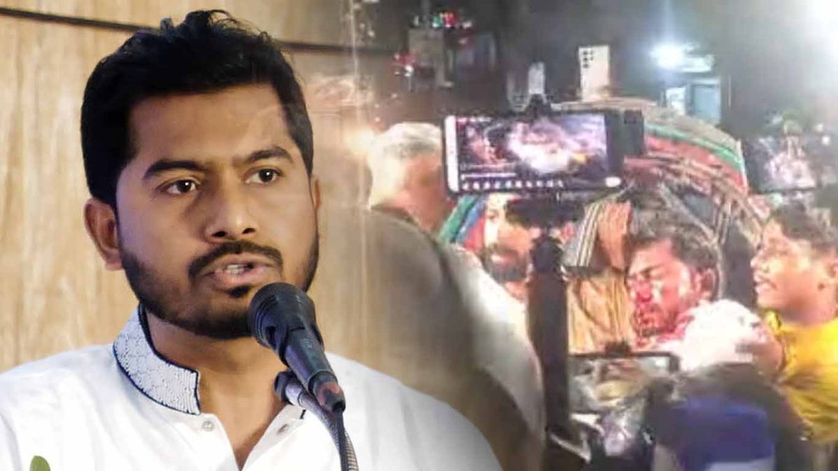 আ.লীগ নিষিদ্ধের দাবিতে বিক্ষোভ,হামলায় রক্তাক্ত ভিপি নূর