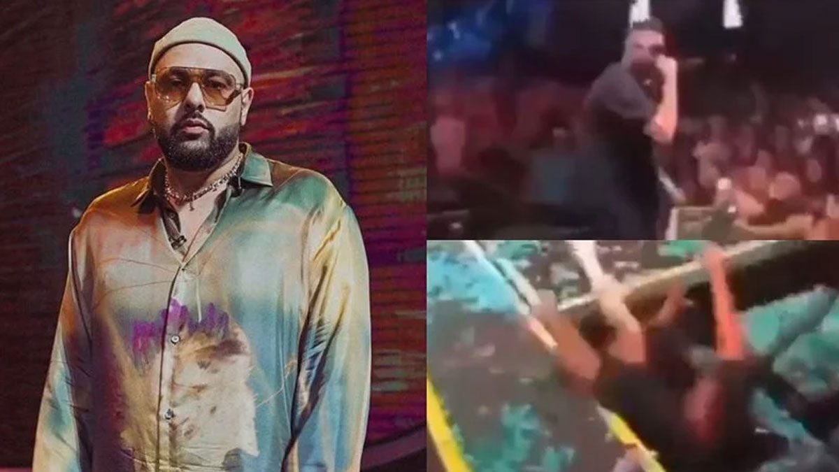 গাইতে গাইতে মঞ্চ থেকে পড়ে গেলেন গায়ক ( ভিডিও)