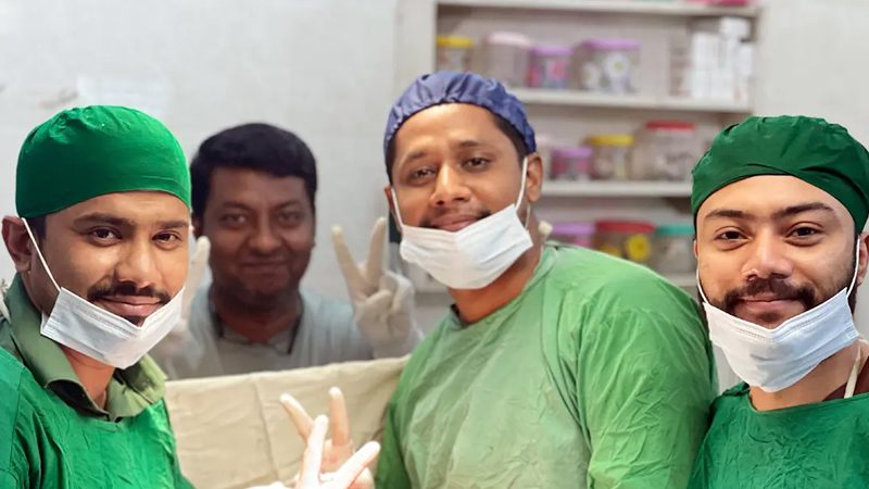 চাঁদপুরে নারীর পেট থেকে ৮ কেজি ওজনের টিউমার অপসারণ