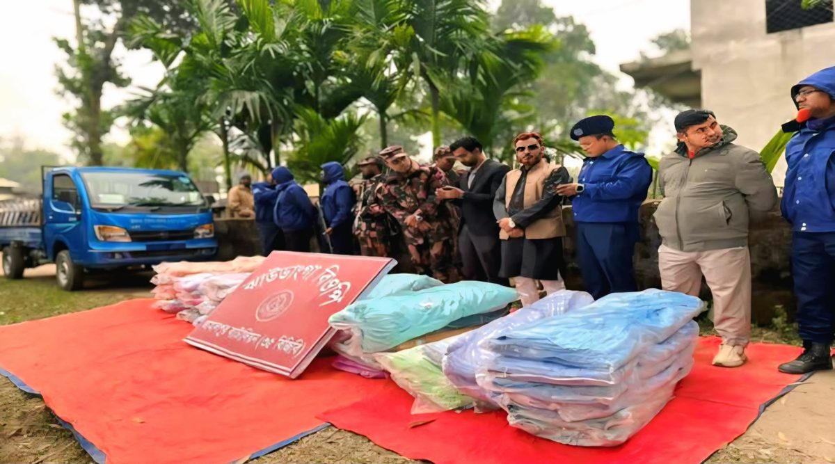 জামালপুরে ২৬ লাখ টাকার ভারতীয় কাপড় জব্দ করল বিজিবি