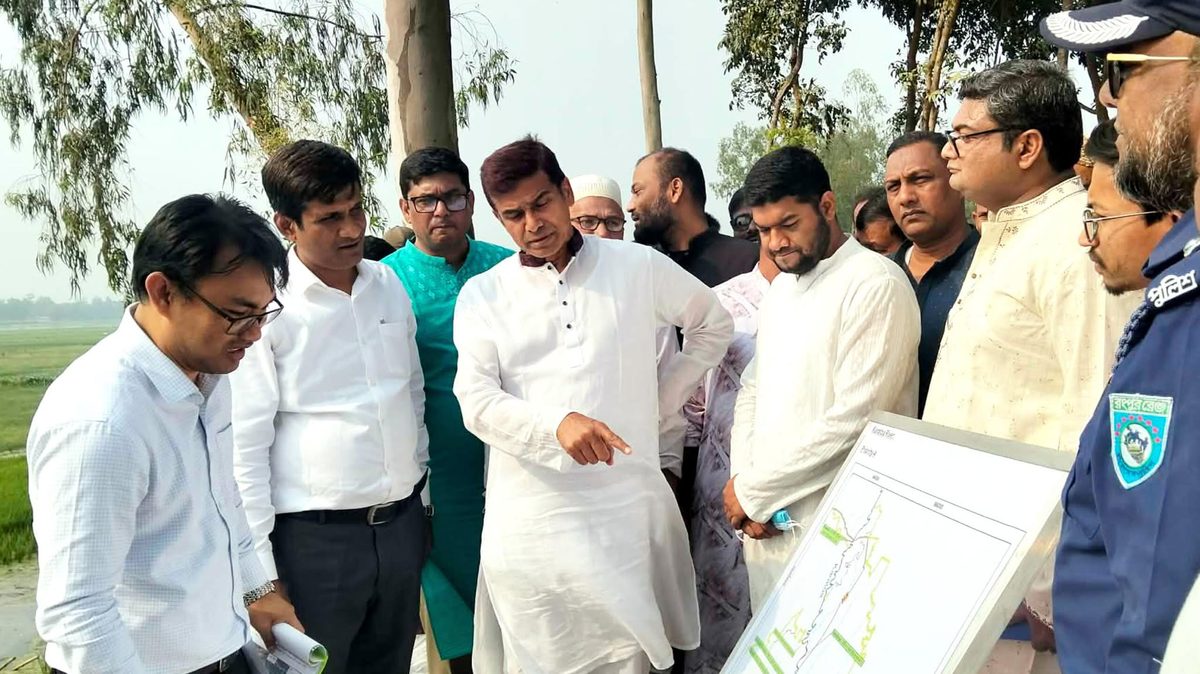 পঞ্চগড়ে নদীভাঙন রোধে ৩১ কিমি তীর প্রতিরক্ষার কাজ করবে সরকার