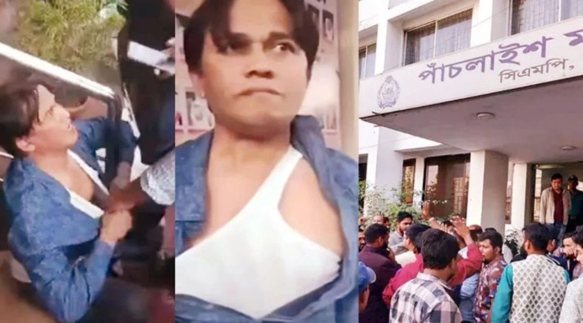 জনতার তোপের মুখে ওসি নেজাম, পুলিশে সোপর্দ