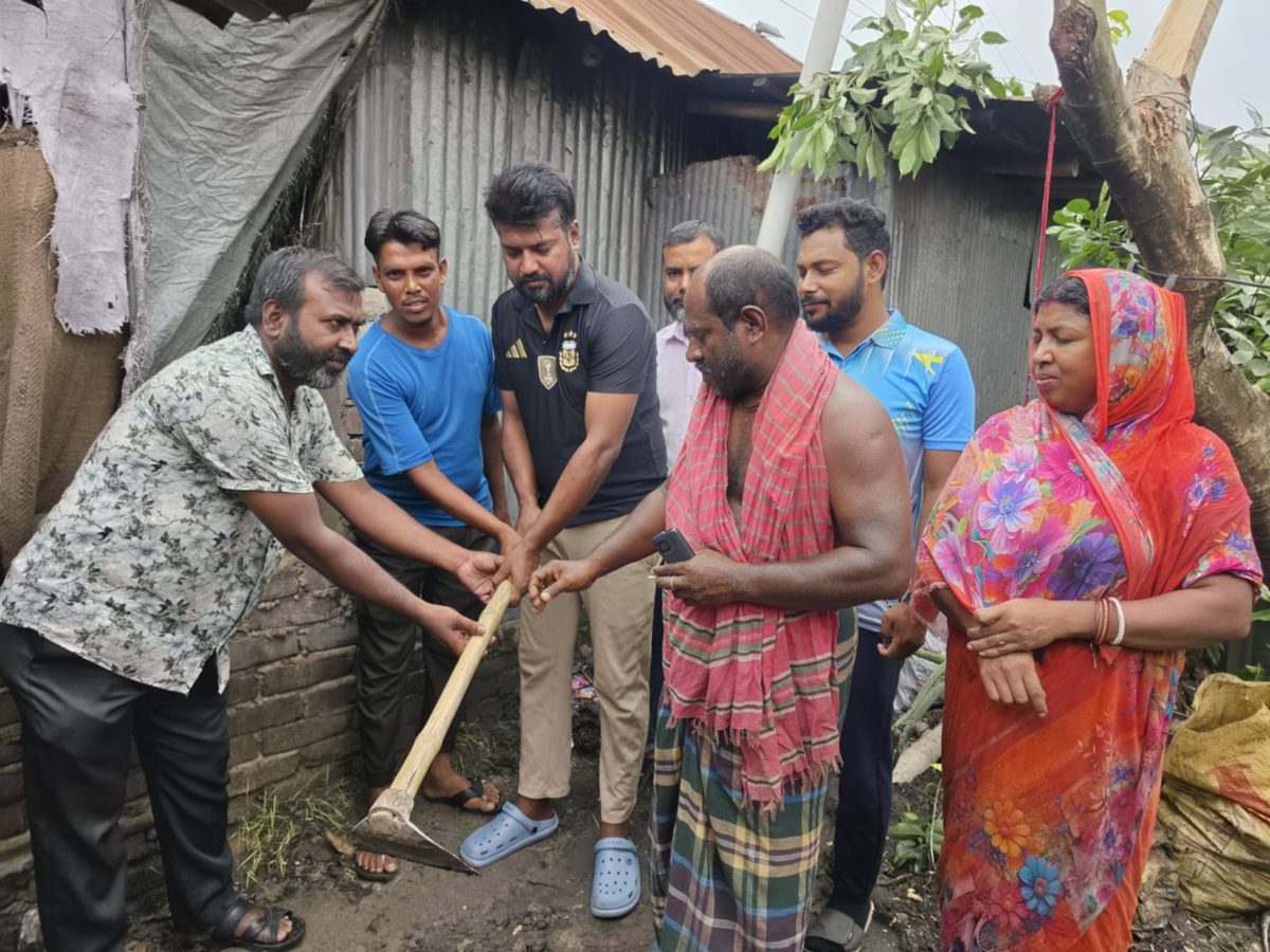 কুমারখালীতে বস্তি উন্নয়ন প্রকল্পের কাজের উদ্বোধন