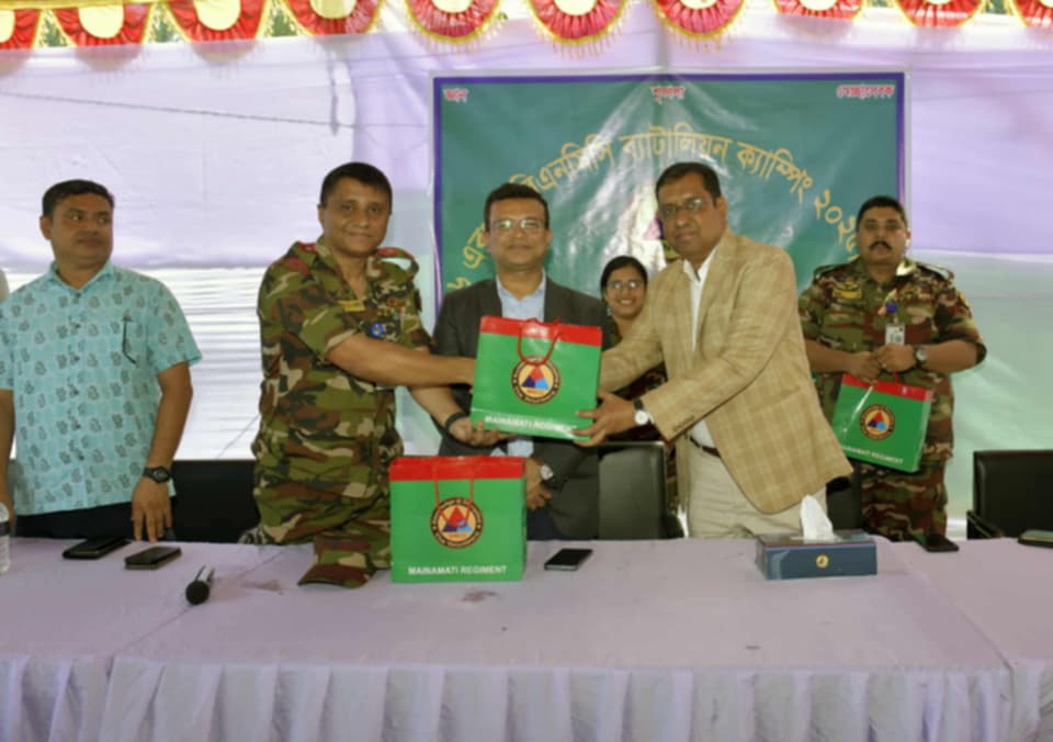 নোবিপ্রবিতে বিএনসিসি ব্যাটালিয়ন ক্যাম্পিং'র সমাপনী ও প্রীতিভোজ