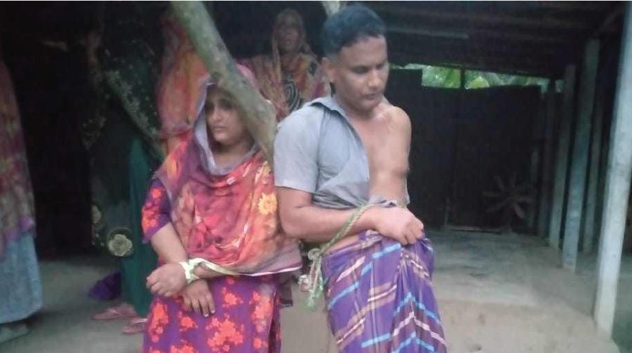 মাদ্রাসা শিক্ষক অনৈতিক কাজে লিপ্ত অবস্থায় আটক