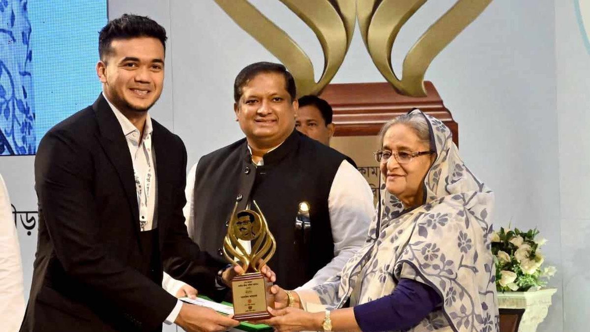 শেখ কামাল ক্রীড়া পুরস্কার পেয়ে যা বললেন তাসকিন