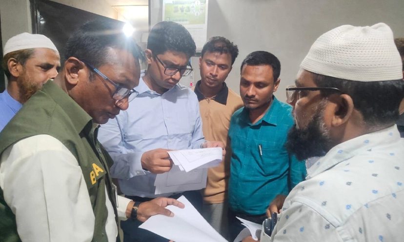 নকল স্যালাইন তৈরির কারখানায় অভিযান,দুই লাখ টাকা জরিমানা