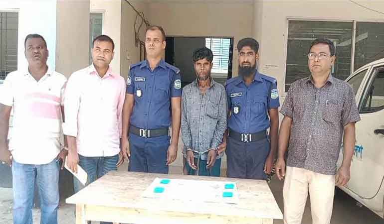 জামালপুরে ৮ শত পিস ইয়াবাসহ মাদক কারবারী গ্রেপ্তার