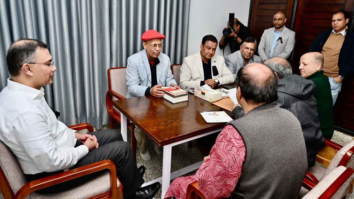 তারেক রহমানের সঙ্গে জাতীয় প্রেস ক্লাবের নেতৃবৃন্দের সাক্ষাৎ