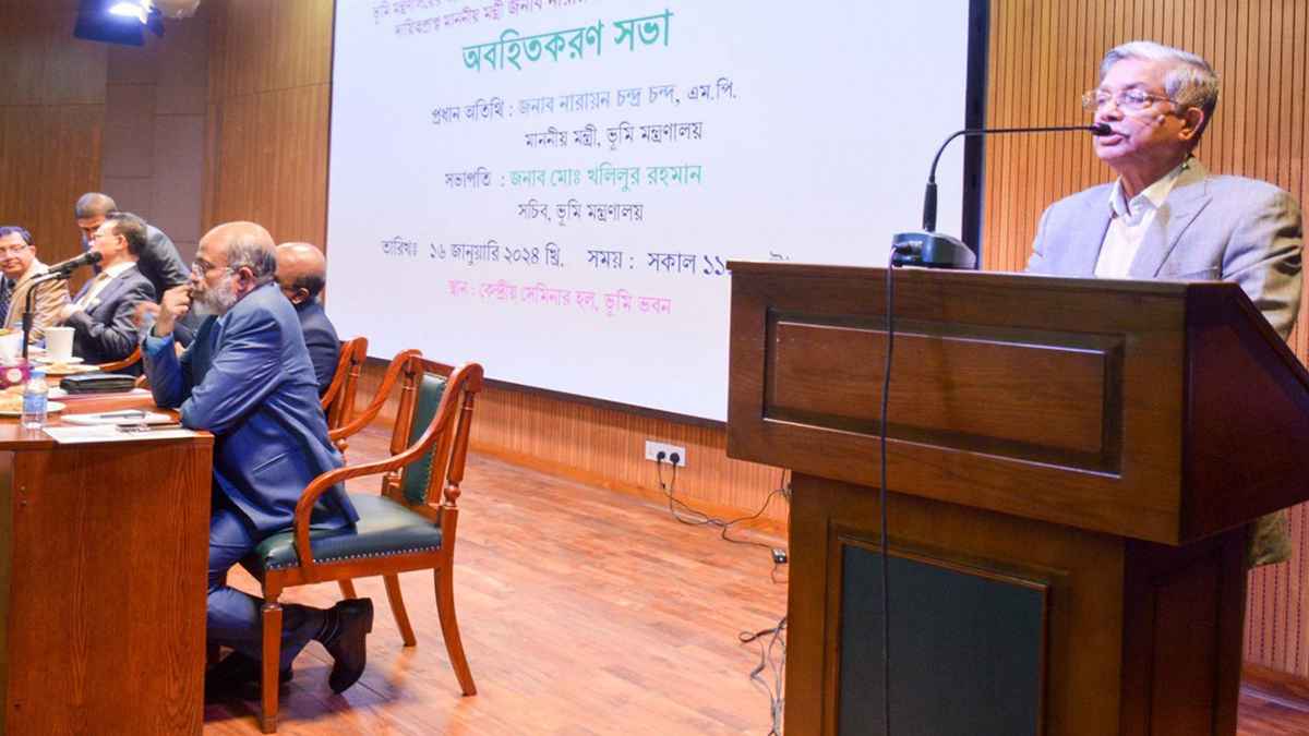 সবার বেতন জনগণের ট্যাক্সের টাকা থেকে আসে: ভূমিমন্ত্রী
