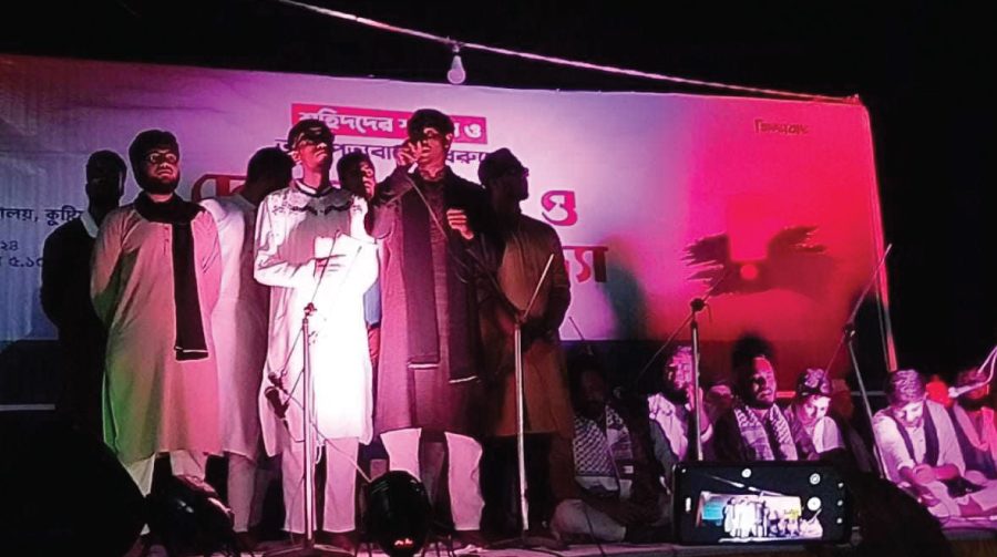 ইবির কাওয়ালী মঞ্চে ওবায়দুল কাদেরের মিমিক্রি