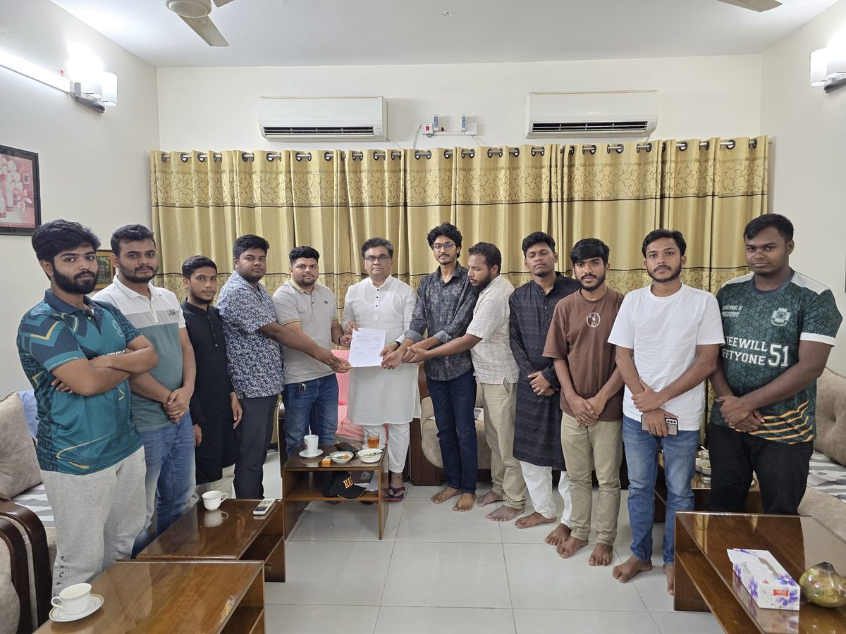 জাবির সিনেট অধিবেশন আওয়ামী দোসরমুক্ত করতে উপাচার্য বরাবর স্মারকলিপি