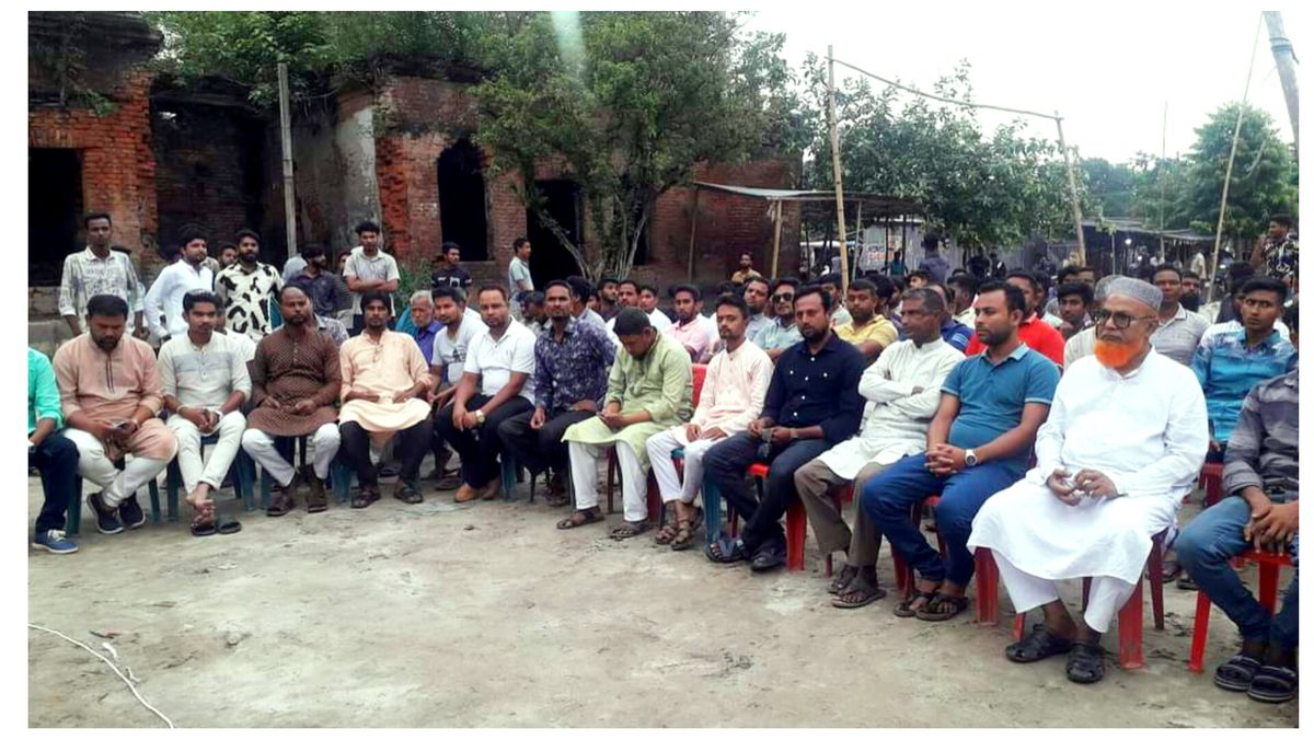 দেবীগঞ্জে যুবলীগের  শান্তি সমাবেশ