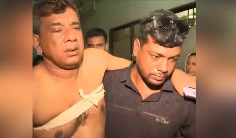 কুষ্টিয়ায় ডিবি পুলিশকে কোপালো আ.লীগ নেতার ছেলে