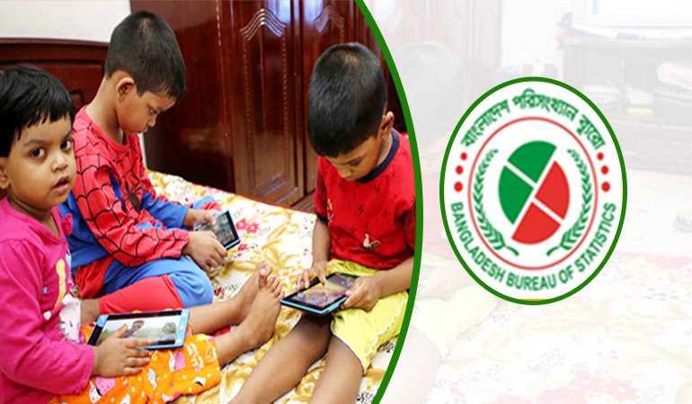 ৫ বছর হলেই ইন্টারনেট ব্যবহার করছে ৩০ শতাংশ শিশু