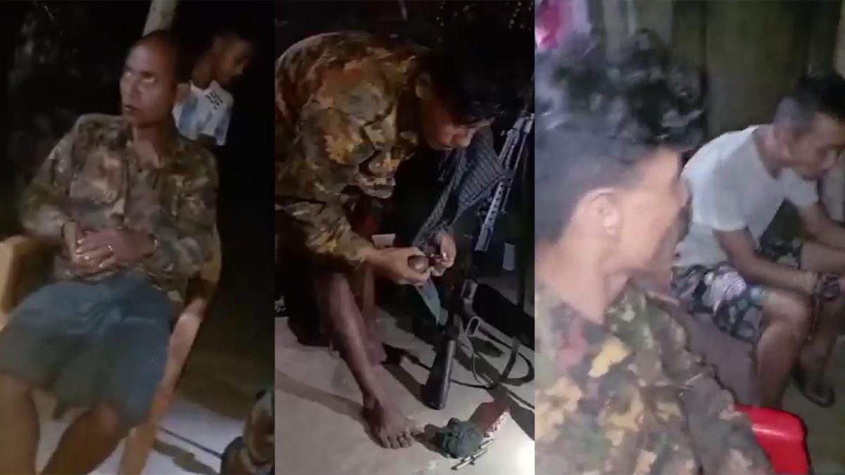 বাংলাদেশে পালিয়ে আশ্রয় নিয়েছে মিয়ানমারের ৩ সেনা সদস্য