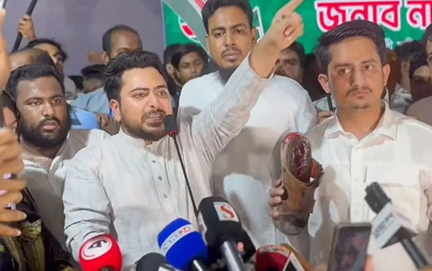 আমাদের খুনের পরিকল্পনায় বোমা বিস্ফোরণ হয়েছে : নাহিদ ইসলাম