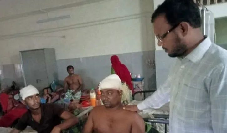 নাটোরে বিএনপি-জামায়াত সংঘর্ষ, আহত ১০