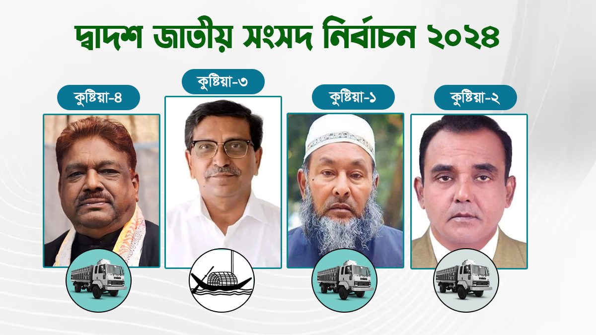 কুষ্টিয়ায় তিনটিতে ট্রাক, একটিতে নৌকা জয়ী