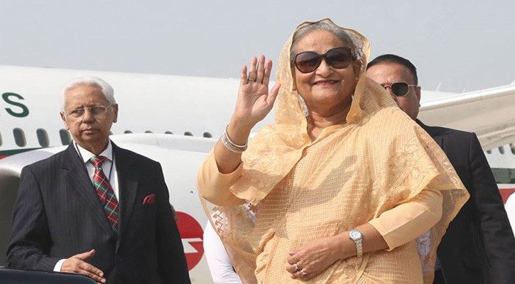 দোহার উদ্দেশে ঢাকা ত্যাগ প্রধানমন্ত্রীর