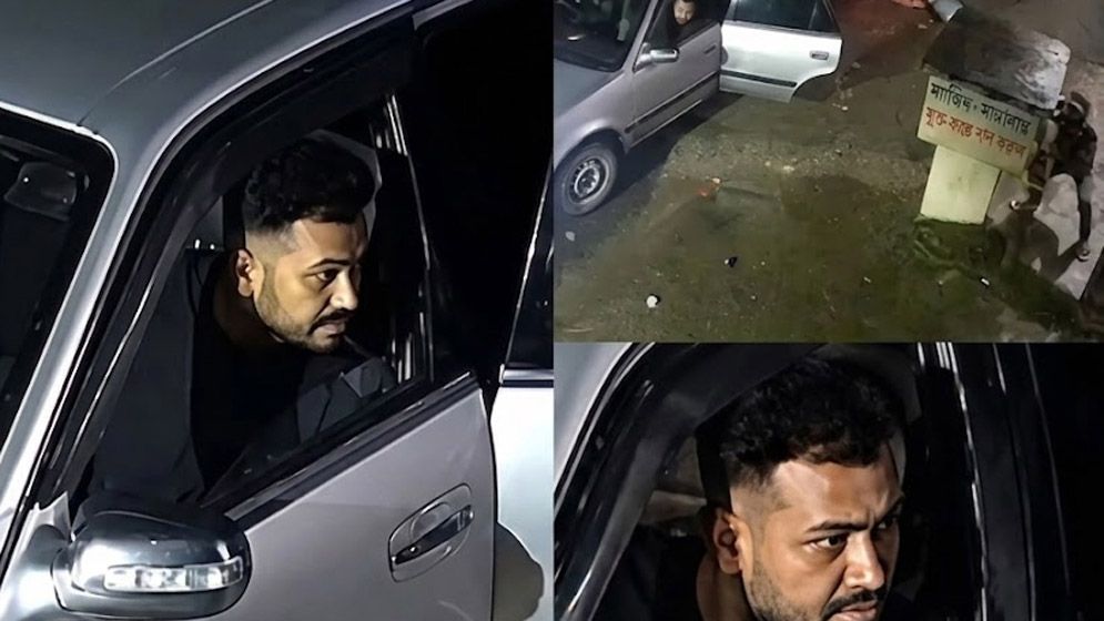 এবার প্রাইভেট কারে এসে মাদ্রাসার দানবাক্স লুট