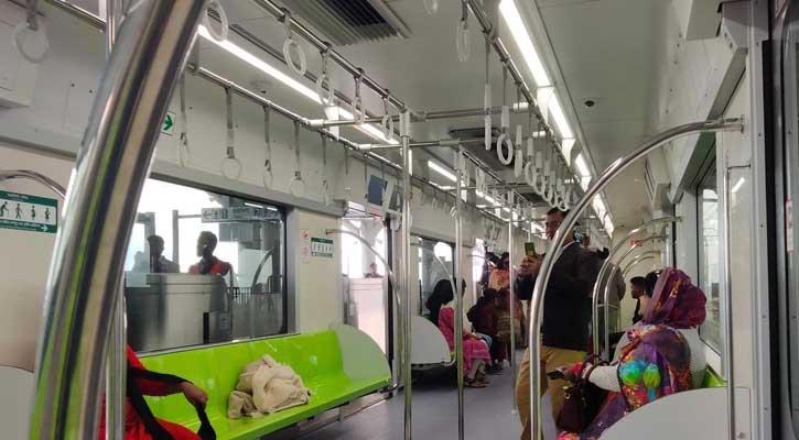 মেট্রোরেলে এক দিনে আয় ২ লাখ ৭৫ হাজার